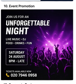 Event Promotion leaflet template