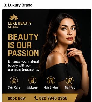 Luxury Brand leaflet template
