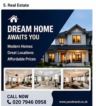 Real Estate leaflet template